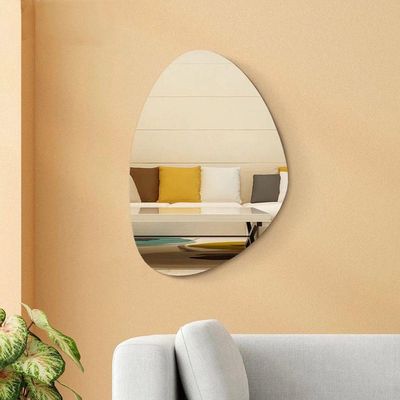 Espelho Brillare Lapidado Grande 115cm Orgânico Quarto Sala Banheiro Salão Promoção