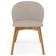 Kit 04 Cadeiras de Jantar e Estar Living Estofada Mia L02 Linho Bege - Lyam Decor