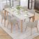 Kit 04 Cadeiras de Jantar e Estar Living Estofada Mia L02 Linho Bege - Lyam Decor
