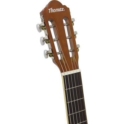 Violão Acústico de Aço para Destros com Tensor TCG 390 A Amarelo Thomaz