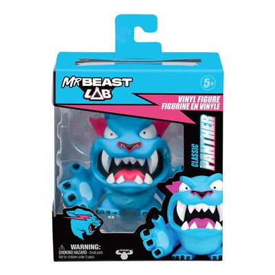 Boneco Vinil Colecionável 9cm MrBeast Lab Pantera Clássica