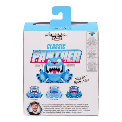 Boneco Vinil Colecionável 9cm MrBeast Lab Pantera Clássica