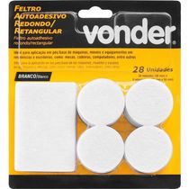 Feltro Adesivo Branco Red-ret Jg Com 28 Vonder
