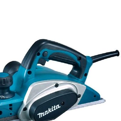 Plaina Elétrica 82mm 3-1-4'' 620W Com Calibrador Faca Guia Chave Soquete Madeira Kp0800 Makita 220V