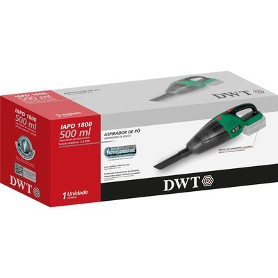 Aspirador De Pó 18V Sem Bateria-carregador Iapd1800 Dwt