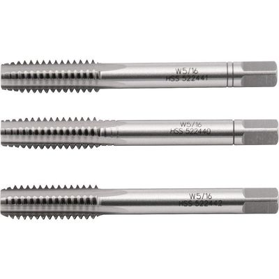Macho Manual De Aço Rápido 5-16'' Jogo 3 Peças Vonder Plus