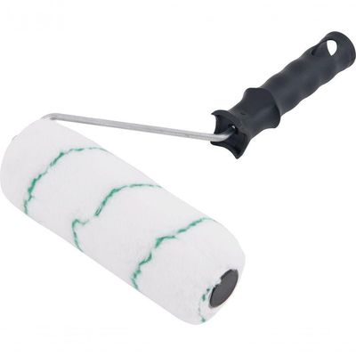Rolo Pintura Microfibra 09cm Antirrespingo Suporte Vonder