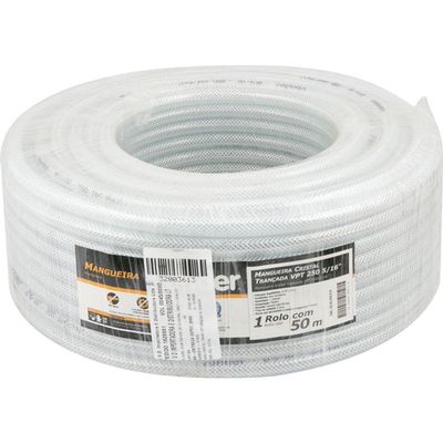 Mangueira Cristal Trançada 5-16 Vpt250( C) Com 50m Vonder