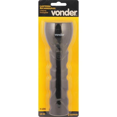 Lanterna Recarregável Com 9 Leds Bivolt Lrv 225 Vonder