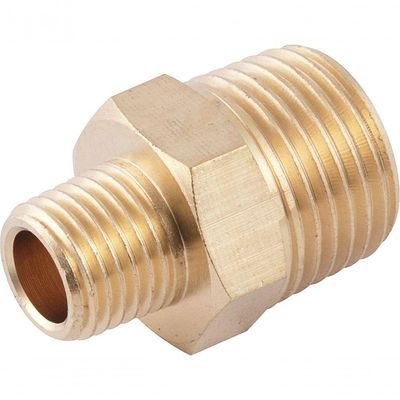 Adaptador Niple Red 1-2x1-4" Npt Latão Macho-macho Vonder