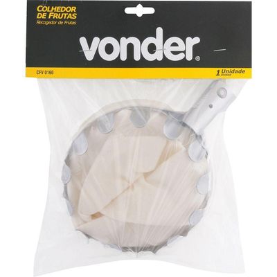 Colhedor De Frutas 160mm Com Saco Olhal 25mm S- Cabo Vonder