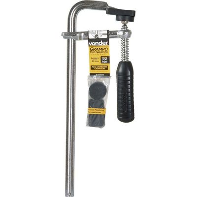Grampo Sargento 300x80mm Aço Carbono Vonder
