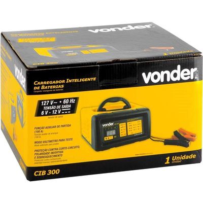 Carregador Inteligente De Bateria Cib300 Vonder 110V