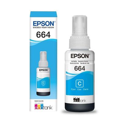 Refil Epson 664 - Ciano - 70ml - T664220al
