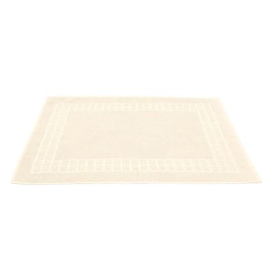 Toalha Piso Domus 50x80cm Bouton Prata