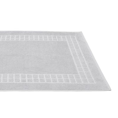 Toalha Piso Domus 50x80cm Bouton Prata