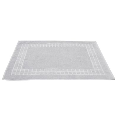 Toalha Piso Domus 50x80cm Bouton Prata