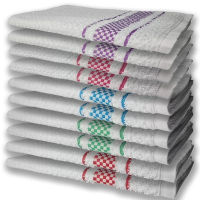 10 Panos de Prato Atoalhado Felpudo Premium VM+VD+AZ+RS+RX