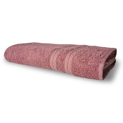 Kit 5 Toalhas de Banho 430g/m² Grande Grossa 80x150cm Itália Soft Rosê