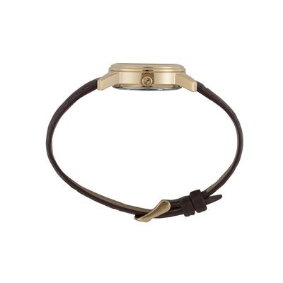 Relógio Seculus Feminino Ref: 21001lpsvdc2 Dourado Estojo Porta Joia