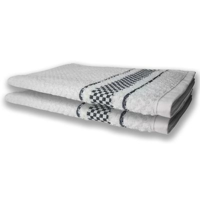 6 Panos de Prato Atoalhado Felpudo Premium Preto+Marrom+Vermelho