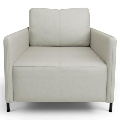 Kit 2 Poltronas Decorativa Para Sala Living Pés Industrial Domani L06 Veludo Gelo - Lyam Decor
