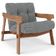 Kit 04 Poltronas Decorativa Fixa Para Sala Living Ikary L02 Canela Pied Poule - Lyam Decor