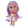 Boneca Baby Happy Surprise negra Cabelo Lilás 554 - Super Toys
