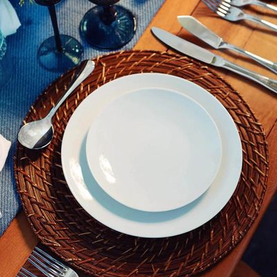 Aparelho de Jantar Sophia 16 Peças Tramontina Porcelana Branca Mesa Posta 4 Pessoas