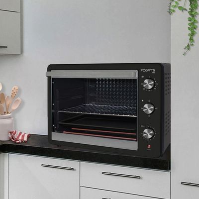 Forno Elétrico De Bancada 60Litros Fogatti Black I60Preto 220V