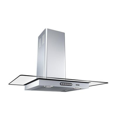Coifa De Parede 75cm Vidro Reto Duto Slim Fogatti Inox 220V