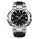 Relógio Masculino Display Luminoso Multifuncional Esportivo Pulseira De Silicone Preto Prata