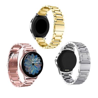 Kit 3 Pulseiras Smartwatch Inox Relogio Inteligente 3 Elos
