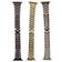 Pulseira Smartwatch Kit 3 Pulseiras Luxo Pedra Strass Relogi