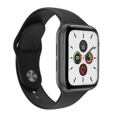 Smartwatch T500 Iwo Max Preto Troca Pulseira Cardíaco