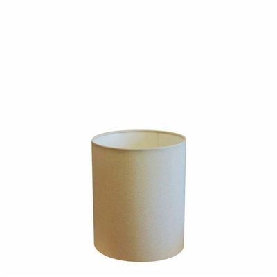 Cúpula Abajur E Luminária Cilíndrica Vivare Cp-7001 ø13x15cm - Bocal Nacional Algodão-crú