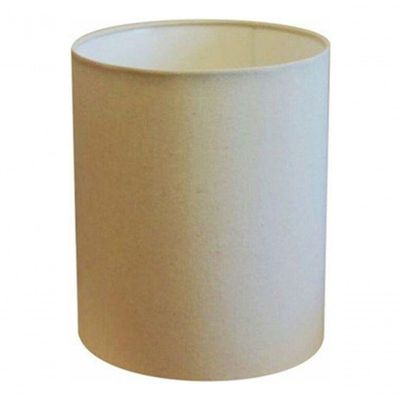 Cúpula Abajur E Luminária Cilíndrica Vivare Cp-7001 ø13x15cm - Bocal Nacional Algodão-crú