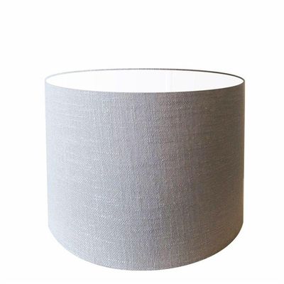 Cúpula Abajur Cilíndrica Cp-7017 ø40x21cm Rustico Cinza