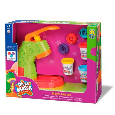 Kit Massa de Modelar Divertoys Mister Massas