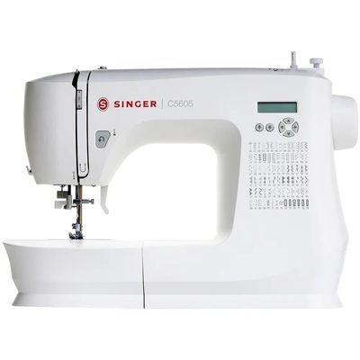 Maquina De Costura Eletronica Singer C5605 - 230383123 Branco 110 Volts