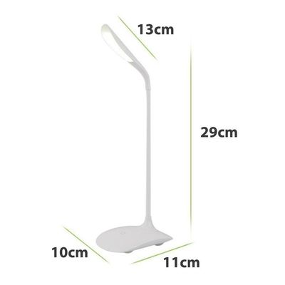 Luminária Mini Luz Led Pc Notebook Usb Flexível Portátil Branco