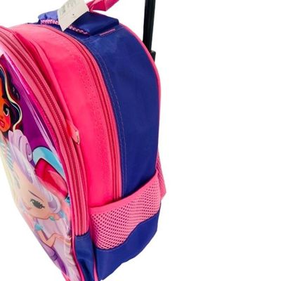 Kit Mochila Infantil Com Rodinhas ? Princesas - Completo Para A Volta às Aulas