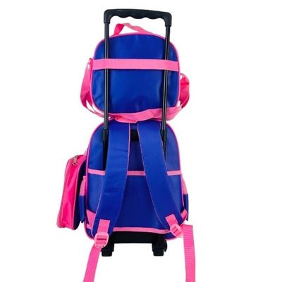 Kit Mochila Infantil Com Rodinhas ? Princesas - Completo Para A Volta às Aulas