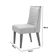 Mesa Para Sala De Jantar Aida Com 6 Cadeiras Safira Moderna Vel. Capuccino Off White Imbuia