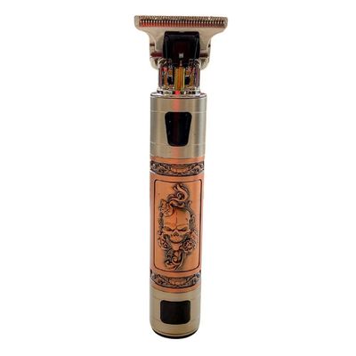 Maquina De Cortar Aparador De Cabelo Barbeiro Caveira Barbeador Eletrico Retro Esculpida Cabeça T
