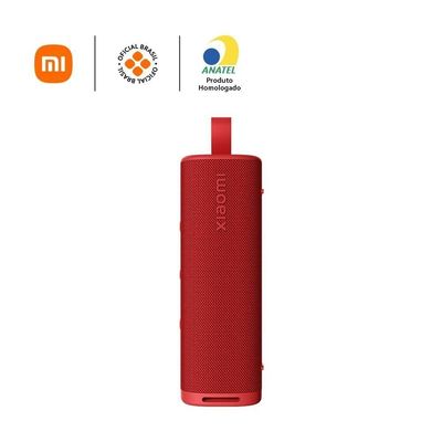Caixa De Som Bluetooth Xiaomi 30W À Prova D'Água Vermelho