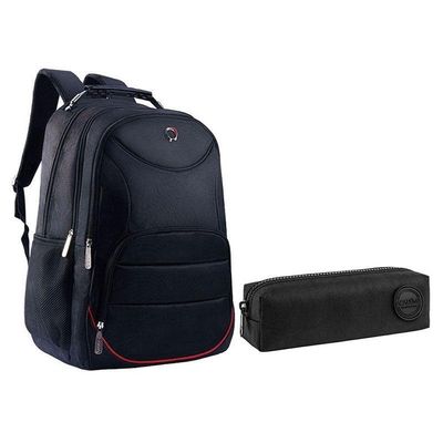 Kit Mochila Escolar Notebook Sbfp-6222 E Estojo Académie Preto - Fuseco
