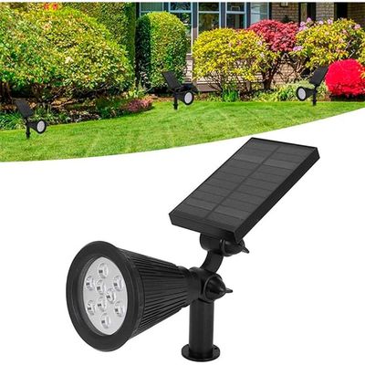 Luminaria Espeto 3w Solar Jardim 4 Leds Rgb Colorido Gramado
