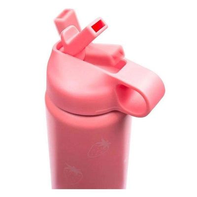 Kit Mochila Escolar Infantil Kk24m14pk E Garrafa De água 97827 500ml Rosa - Kika