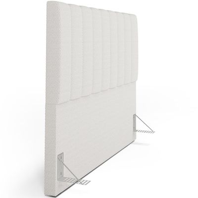 Cabeceira Cama Box Casal Queen 160 cm Dália W01 Bouclê Cru - Lyam Decor